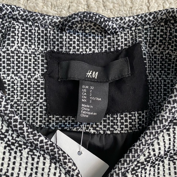 H&M | striped open front jacket - Picture 3 of 3